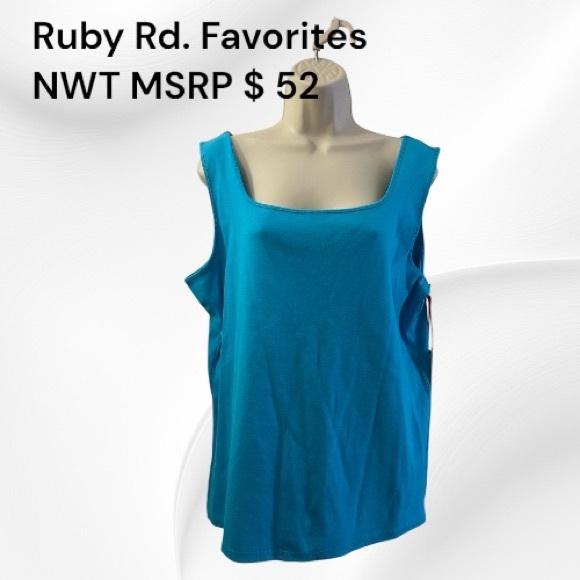 Ruby Rd. Favorites, NWT 2 Piece Set Top. MSRP $52 Size 16W - Picture 3 of 5